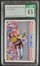1993 Upper Deck World Cup 94 Preview English/Spanish #144 Tony Meola CSG 9.5 GEM