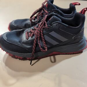 Adidas Mens Rockadia Trail 3.0 EG2521 Black Running Shoes Sneakers Size 8.5