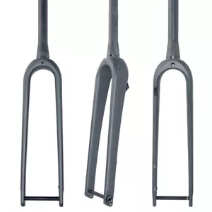 70mm Inner Width Gravel Road Bicycle Full Carbon Forks 700*55C QR or Thru Axle - Picture 1 of 18