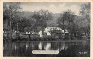 WEST CORNWALL, CT, 2 PCs, PINE VILLA LODGE & CABINS, K & B PUB used 1944 - Picture 1 of 4