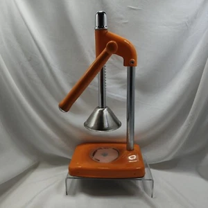 Manual Orange  Juice Press Metal Heavy Duty Rare See Picture - Picture 1 of 1