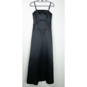 New WTOO Watters & Watters Black Wedding Dress Bridesmaid Gown Women's Size 4 - Picture 1 of 9