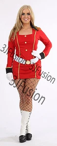 PALACE GUARD Kings Coronation DRESS Womens Fancy Dress Hen Night FREE POST (BG) - Picture 1 of 8