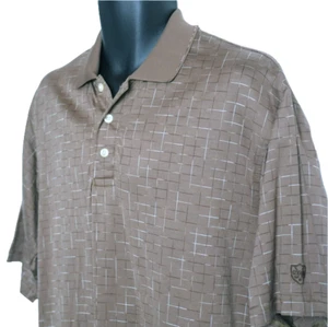 NEU Herren Haggar Cool 18 Golf Polo Shirt Small Mercerisierte Baumwolle Lockere Passform - Bild 1 von 4