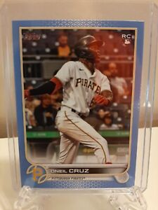 2022 Topps Series 2 #537 ONEIL CRUZ RC Parallel FATHER'S DAY POWDER BLUE 47/50