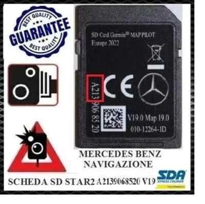 SD MAPPE MERCEDES STAR 2 V19 2022-2023 CON AUTOVELOX-TUTOR-T_RED - Foto 1 di 2