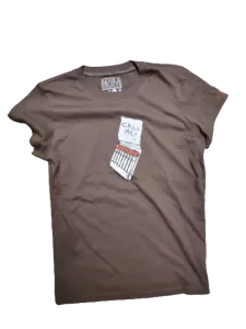 Womens Juniors David & Goliath Call Me Match Brown Novelty Tee T-Shirt  - Picture 1 of 2