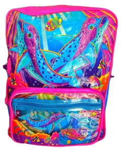 Vintage Lisa Frank Dolphin Rucksack Echo und Suni selten - Bild 1 von 11