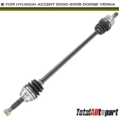 CV 轴组件适用于现代口音 2001 - 2005 自动横前右侧 — 第 1/4 张图片