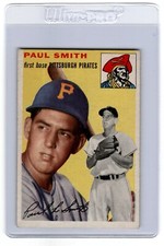 1954 Topps Paul Smith RC Pittsburgh Pirates #11
