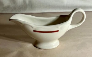 Homer Laughlin Restaurant Ware Red Band Gravy - Imagen 1 de 2