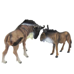 wildebeest plastic toy wildebeest playset wildebeest Model Vivid wildebeest - Picture 1 of 12