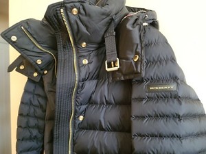 burberry black dancourt quilted hooded winter jacket coat