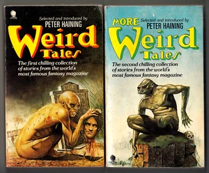 WEIRD TALES Vol. 1 & Vol. 2 (Peter Haining, editor/1st British pbs) - Picture 1 of 6