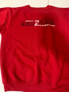 Vintage Arizona Jeans Company Youth Crewneck Sweatshirt Graphic Spellout 10/12 - Picture 1 of 6