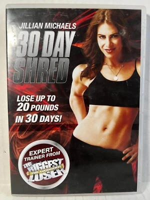 Jillian Michaels  DVD 30 Day Shred (2009) Jillian Michaels Cert E Region 2 PAL - Image 1 of 4
