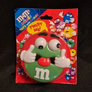Green M&M's Minis Rare Twist Me Eyes Spin Dispenser - Picture 1 of 2