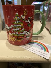 Tasse Cup Disneyland Paris Joyeux Noel Mickey Minnie Dingo  CHRISTMAS neuf new