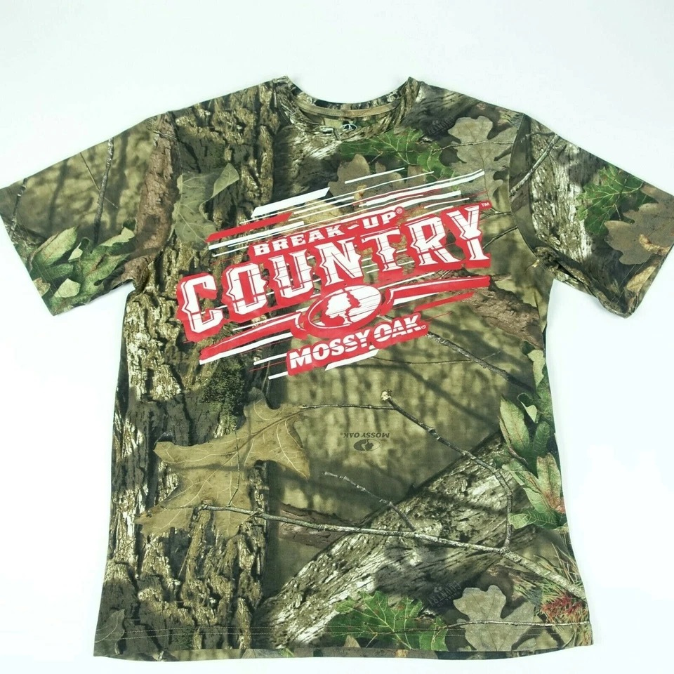 MOSSY OAK BREAK UP COUNTRY TEE SHIRT SIZE MEDIUM (38-40) - Image 1 of 4