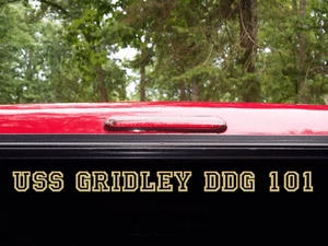 USS GRIDLEY DDG 101 decalcomania US Navy militare USN S01 - Foto 1 di 4