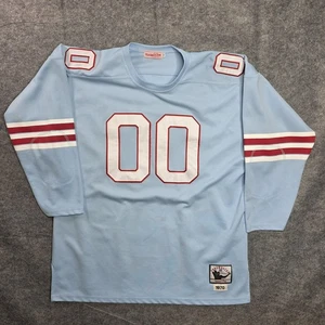 Maglia Houston Oilers uomo 54 blu NFL calcio Ken Burrough 00 retro 1970 - Foto 1 di 13