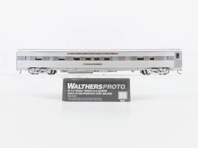 HO Walthers Proto 920-9351 ATSF San Francisco Chief 85' 4-4-2 Sleeper Passenger - Image 1 of 4