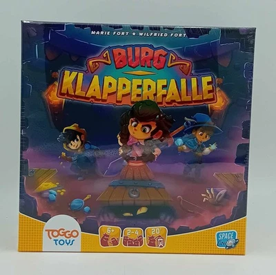 Asmodee  Space Cow Burg Klapperfalle  Spiel ab 6 Jahren Monster Falltüren NEU - Bild 1 von 4