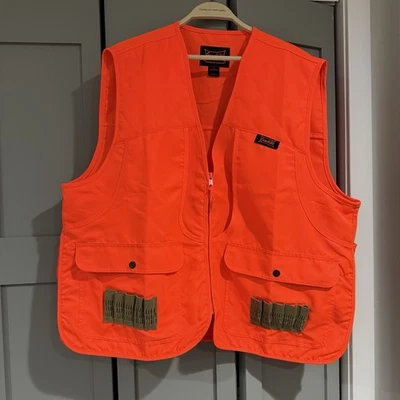 Gamehide Men's Front Loading Upland Field and Small Game Orange Hunting Vest XL - Image 1 of 4
