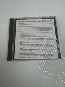 Jack Nicklaus 6 PC CD ROM Golden Bear Challenge Golf Simulation Game Activision - Afbeelding 1 van 2
