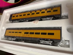 MTH Premier MT-6119 Union Pacific 15" Sleeper/Diner 2 Car Passenger O Gauge New - Picture 1 of 5