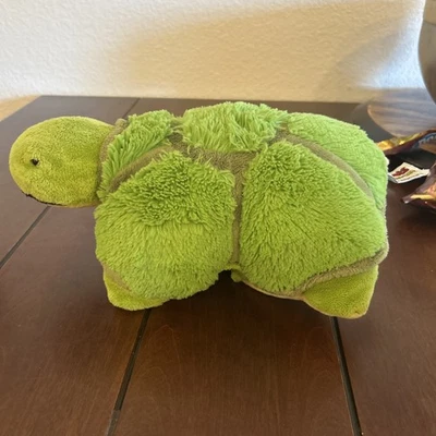 PillowPet PeeWees Tardy Turtle Green Soft 11” Travel Pillow - Image 1 of 4