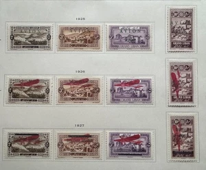 Libanon alte Briefmarken Sammler #C9-20 kompletter Satz 1925-27 MH - Bild 1 von 1