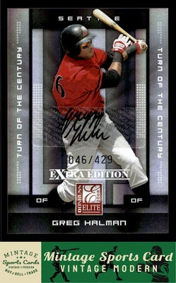 2008 Donruss Elite Extra Edition - Greg Halman - Auto #/429 Seattle Mariners - Image 1 of 2