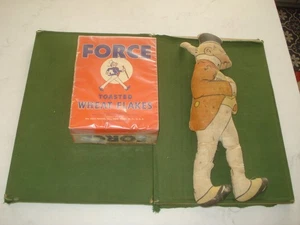 1943 FORCE CEREAL WHOLE WHEAT FLAKES CEREAL BOX w/ PREMIUM DOLL - RARE - Picture 1 of 17