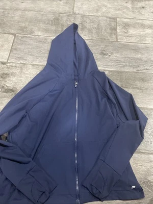 Chaqueta para mujer Fabletics cremallera completa talla XL azul manga larga Foto 1 de 4