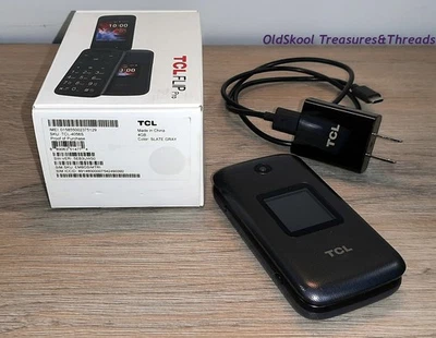 TCL FLIP Pro - 4 GB - Cinza ardósia 4056S (Verizon) usado em ótimo estado - Imagem 1 de 4