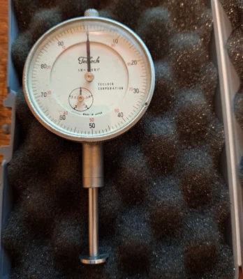 Teclock Dial Indicator .001 Graduation.  0 to .9 " range approximately. - Image 1 of 3