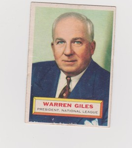 1959  TOPPS   WARREN  GILES