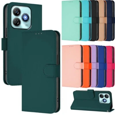 18 Colors Wallet Case Phone Cover for ZTE Blade V70 Vita A75 V70 Nubia Z60 Ultra - Image 1 of 4
