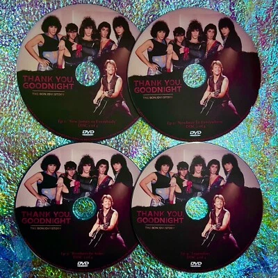 THANK YOU, GOODNIGHT THE BON JOVI STORY 4 DVD SET (2024 DocuSeries ALL 4 PARTS) - Image 1 of 4