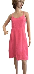Julie Brown NYC Dress Size 10 Fuchsia Pink Lexi Fully lined Spaghetti Straps Fem - Picture 1 of 10