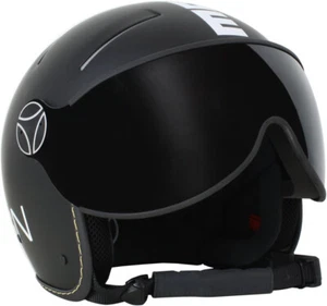 Momo Design Venom Ski Snowboard Helmet Fiberglass Black SIZE SMALL Adjustable - Picture 1 of 4