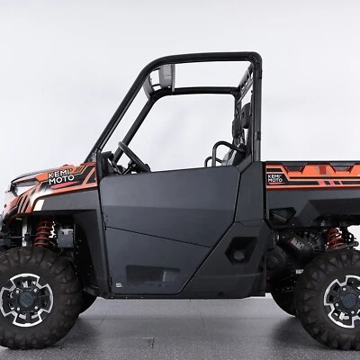 KEMIMOTO Heavy Duty Half Aluminum Doors for Polaris Ranger XP 1000 2018-2026 - Image 1 of 4
