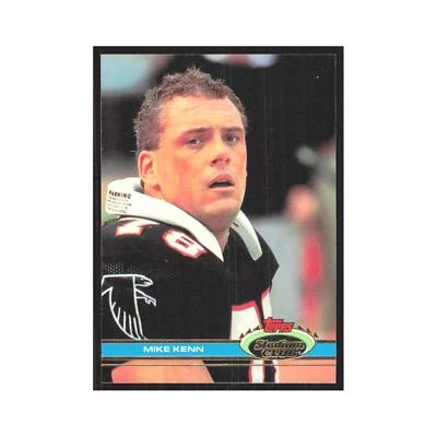 1991 Stadium Club Mike Kenn Falcons #180 - Image 1 of 3