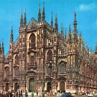 Postcard Italy Milan Gothic Duomo Cathedral Pinnacles Spires Church Catholic