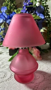 Pink Fairy Lamp Can Use Tea Candles Or LED Lights EUC Very Pretty - Picture 1 of 11