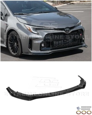 For 23-Up Toyota GR Corolla | GR Style Glossy Black Front Lower Lip Splitter - Image 1 of 4