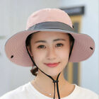Damskie (1 opakowanie) Plażowe kapelusze chroniące przed promieniowaniem UV Szerokie rondowe kapelusze Magazyn USA (RÓŻOWE) 14,4"