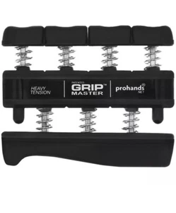 Ejercitador de manos Gripmaster - Prohands de tensión pesada (negro) - Imagen 1 de 1