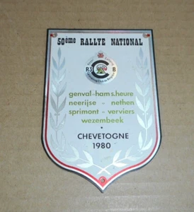 Ancien badge plaque calandre R3CB RCCCB 50e RALLY NATIONAL CAMPING CARAVANE 1980 - Picture 1 of 2